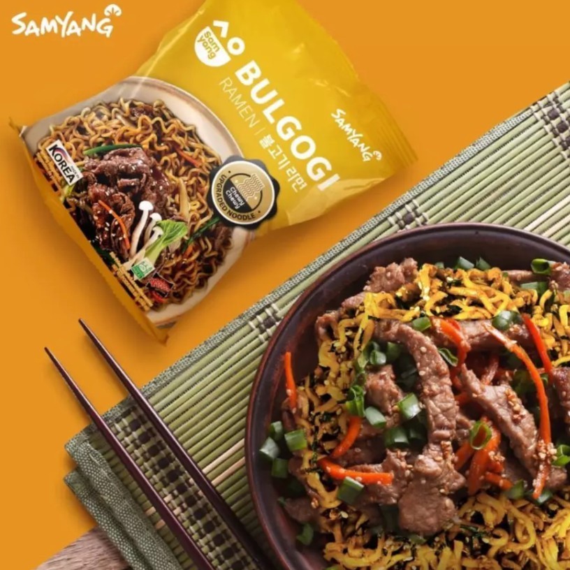 Korea Lover Samyang Topokki Kimchi JJAJANG Bulgogi Ramen ซัมยัง ต๊อกโปกี ราเมง กึ่งสำเร็จรูปแบบแห้งส