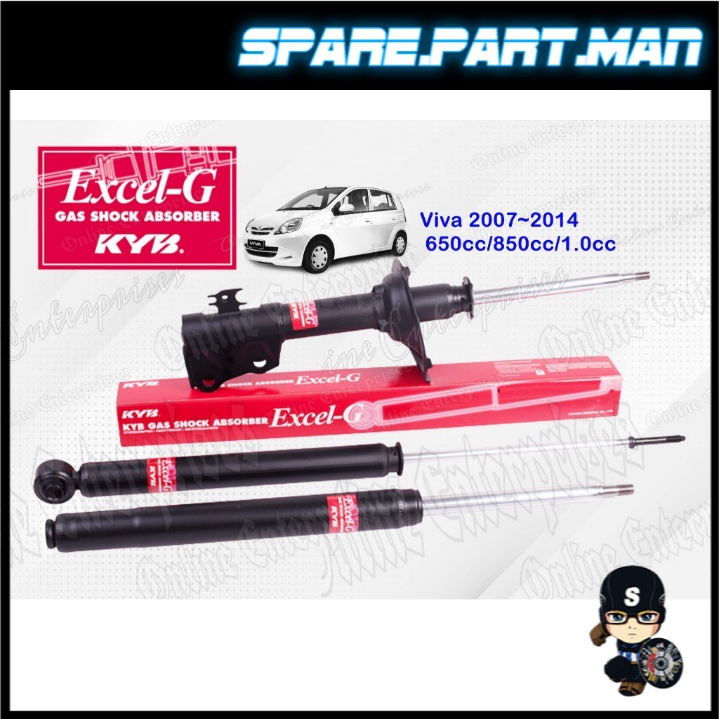 KAYABA KYB EXCEL G Viva Elite 650/850/1.0 07~14 D18D D49G ตัวดูดซับ 331M006 331M007 331M030