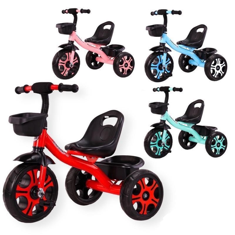 BOBObabyshopจักรยาน 3 ล้อถีบ ของเล่นเด็ก จักรยานเด็ก 1-6 ขวบ รับน้ำหนักได้ 40 กก. เด็กหญิง เด็กชาย สามล้อ