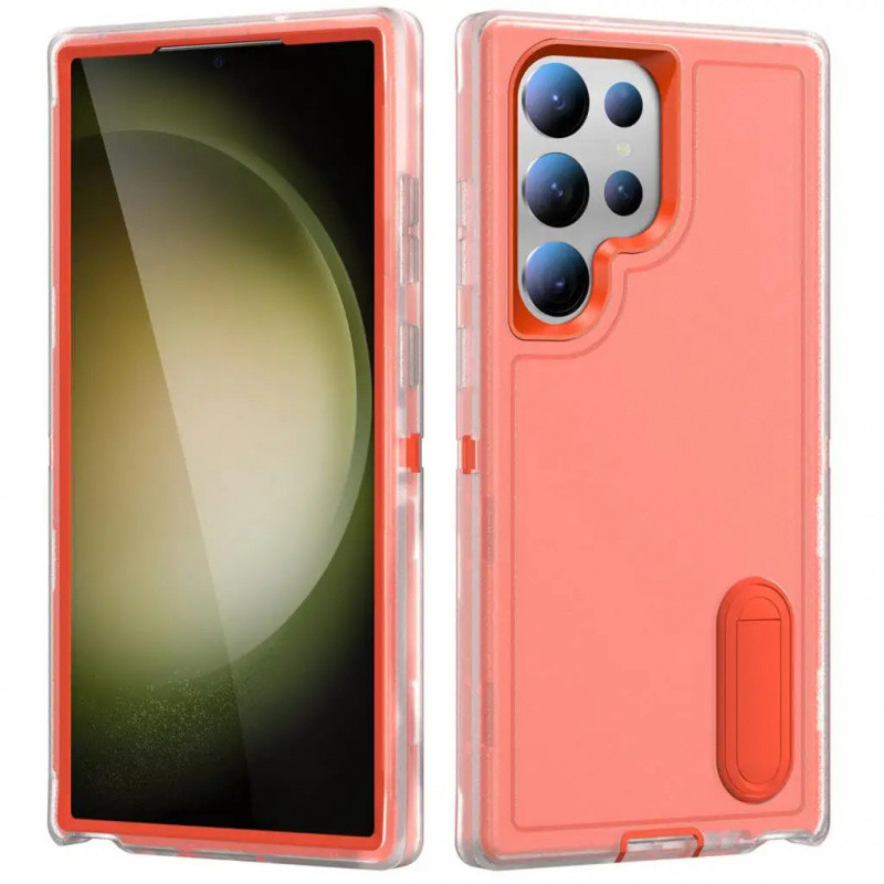 เคสโทรศัพท์เกราะกันกระแทกทหาร ขาตั้งที่มองไม่เห็น สำหรับ Samsung Galaxy S25 Ultra S24 S23 S22 Ultra Plus S23FE 360 °   ปกหลังแข็งแบบไฮบริดเคลือบด้านป้องกันเต็มรูปแบบ - รูปที่ 6