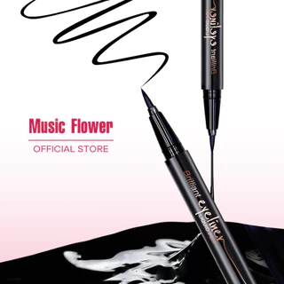 [Music Flower] BRILLIANT LIQUID EYELINER PEN บริลเลียนท์ ลิควิค อายไลเนอร์ เพน กันน้ำ24ชม.
