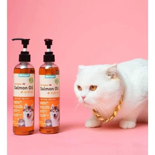 Betapet Salmon oil for pet น้ำมันปลาแซลม่อนผสมคริลล์ออย บำรุงขน ช่วยให้ขนนุ่ม สวย จากธรรมชาติ สำหรับหมาแมว