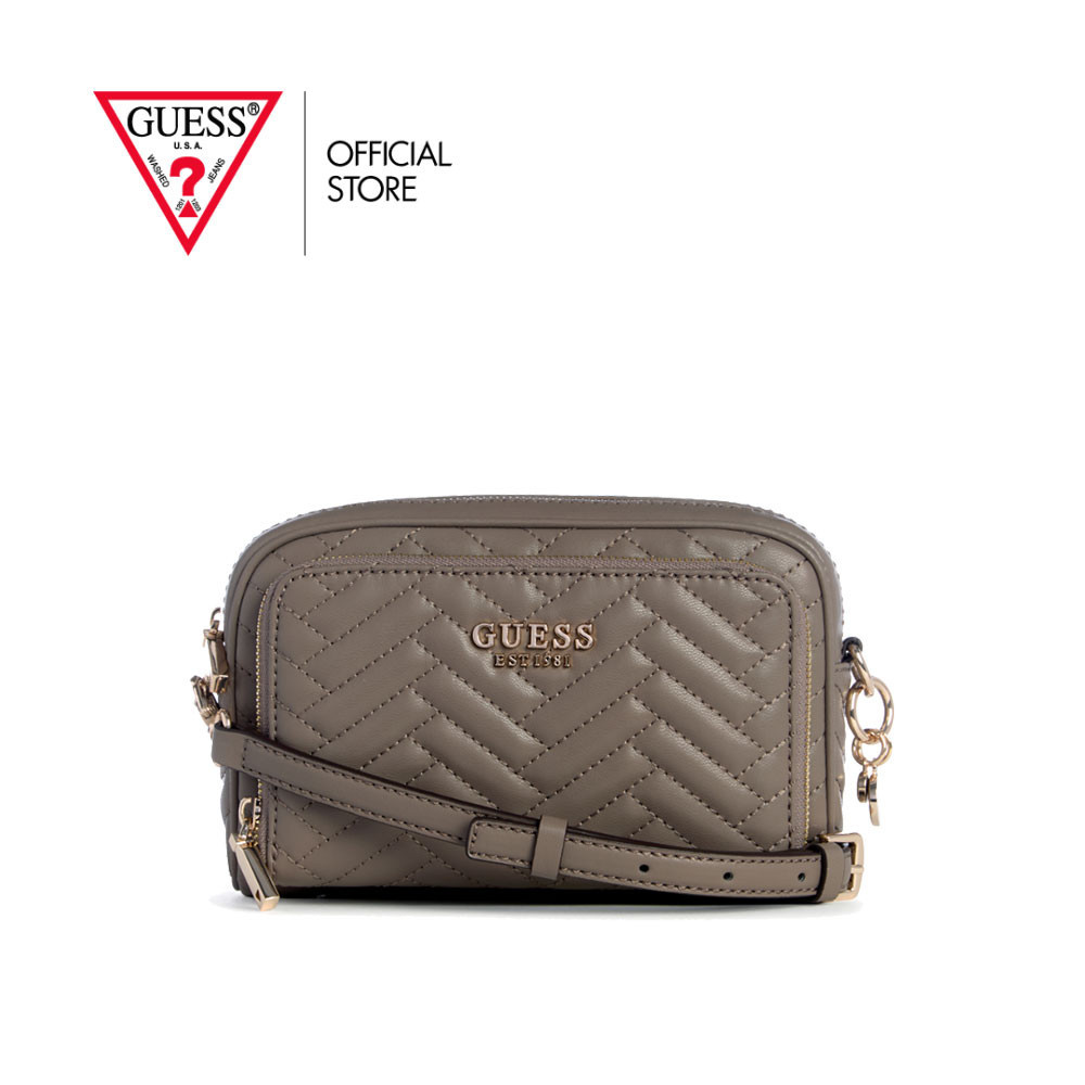 GUESS กระเป๋า รุ่น QG950814 ANNING CAMERAS CROSSBODY สีเทา