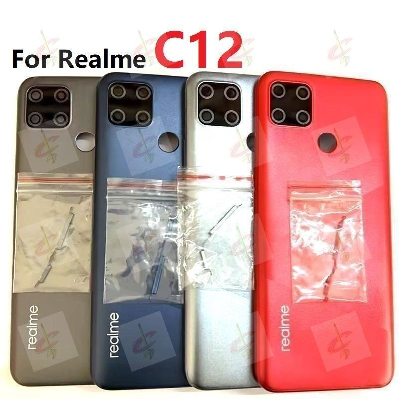 เปลี่ยนที่อยู่อาศัยฝาหลังสําหรับ Realme C12 RMX2189