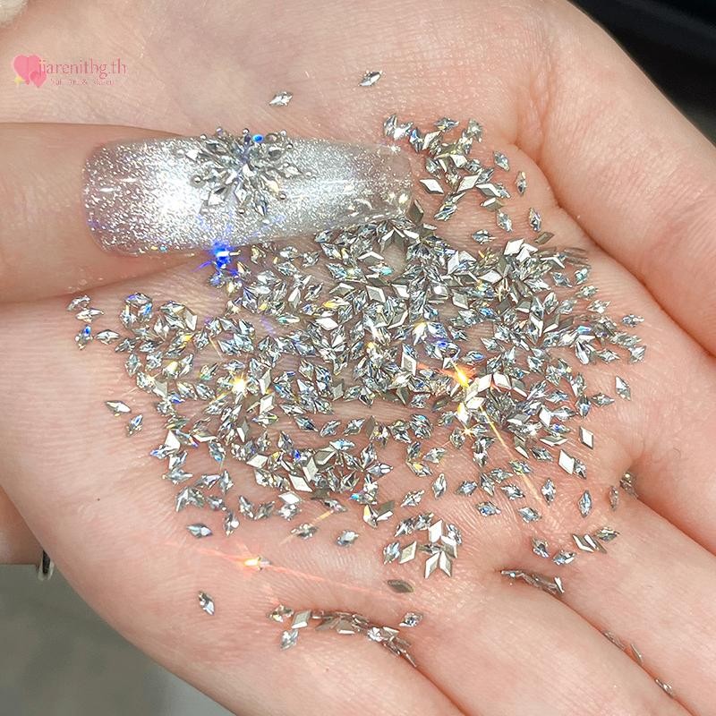 RENBG 50PCS Marquise เล็บเพทาย Rhinestone คริสตัลอุปกรณ์เสริมสําหรับเล็บตกแต่งอุปกรณ์วัสดุ TH - รูปที่ 7