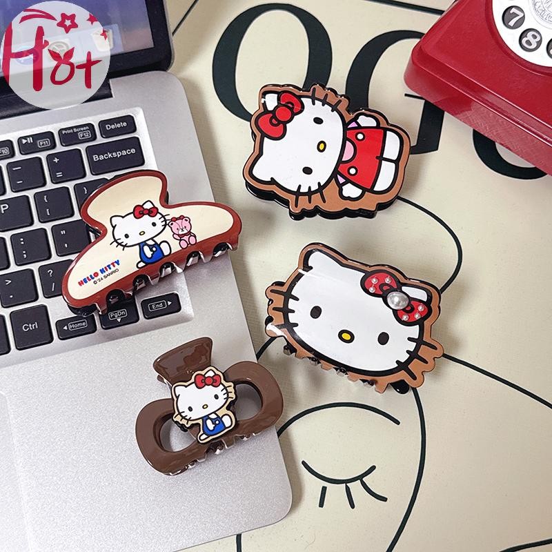 Ge น่ารักอะนิเมะ เคที แมวอะคริลิกิ๊บ น่ารัก การ์ตูนฉลามหวานคลิปสําหรับผู้หญิงสาวสร้างสรรค์อเนกประสงค์อุปกรณ์ผมของขวัญตาราง