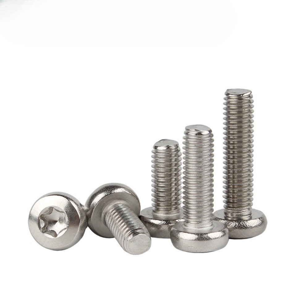 น็อต หัวกลมจม ดาว ท็อกซ์ แกนเดือย สกรู 304 สกรูเครื่องหัวกระทะ Hexalobular Socket Button Head Screws TORX สแตนเลส M5/M6/M8/M10 * L6-100MM (ZYX-DP-TH-2-S) ราคา ถูกที่สุด ดีลบีเคเค แกลเลอรีภาพที่ 2