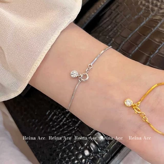 เวอร์ชั่นเกาหลีรอบงูกระดูกสร้อยข้อมือผู้หญิงระดับไฮเอนด์ประณีตออกแบบที่เรียบง่ายสร้อยข้อมืออุปกรณ์เสริมของขวัญขายส่ง