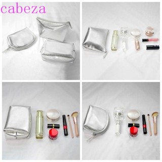 Cabeza กระเป๋าเครื่องสําอาง หนัง PU ทรงสี่เหลี่ยมผืนผ้า ทรงตัว T เรียบง่าย สไตล์เกาหลี สําหรับผู้หญิง