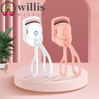 Willis ที่ดัดขนตาไฟฟ้า ทําความร้อน ชาร์จ USB 24 ชั่วโมง ติดทนนาน อุปกรณ์เสริม สําหรับแต่งหน้า