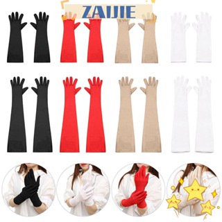 Zaijie24 ถุงมือขับรถ ฤดูร้อน ป้องกันรังสียูวี ยืดหยุ่น กีฬา ถุงมือ