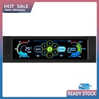 &lt;lementree&gt; พัดลมระบายความร้อนอัตโนมัติ หน้าจอ LCD 5 ช่องทาง สําหรับคอมพิวเตอร์