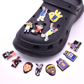 จี้รูปลูกบาสเก็ตบอล Jibits น่ารัก สําหรับ Croc Nba Jibbits Charm Kobe Bryant Jibitz Crocks เครื่องประดับตกแต่งรองเท้าเด็ก