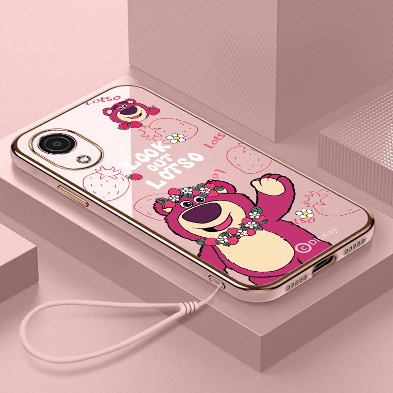 เคส OPPO A17 OPPO A17K เคสโทรศัพท์ ล็อตโซ ซิลิโคน สวย เคสโทรศัพท์ ส่งเชือกเส้นเล็ก - รูปที่ 6