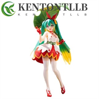 Kentontllb ฟิกเกอร์ PVC อนิเมะ Hatsune Miku Girl Wonderland Miku Kawaii Thumbelina Vocaloid 21 ซม.