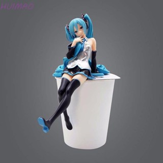 Huimao โมเดลฟิกเกอร์ อนิเมะ Hatsune Miku Press The Instant Noodles สําหรับตกแต่งเค้ก