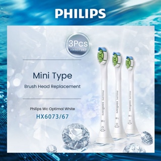 Philips หัวแปรงสีขาว Wc HX6073 แบบเปลี่ยน