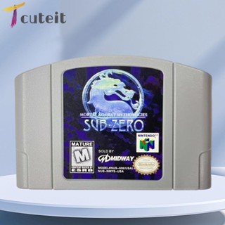 Tcuteit N64 การ์ดเกมภาษาอังกฤษ ของเล่น ของขวัญ สําหรับเด็ก