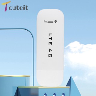 Tcuteit เราเตอร์ไร้สาย 4G LTE USB สําหรับแล็ปท็อป