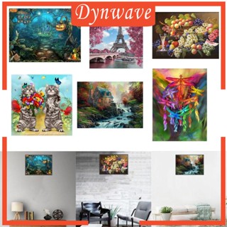 [Dynwave] ชุดภาพวาดระบายสีตามตัวเลข ขนาด 11.8x15.7 นิ้ว สําหรับตกแต่งผนังบ้าน