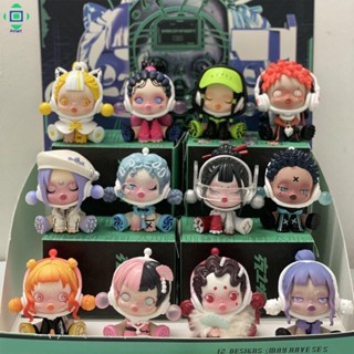 ฟิกเกอร์ Mart Skullpanda City Of Night Series Blind Box 12 ชิ้น ของเล่นสะสม สําหรับเด็ก