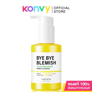 Some By Mi Bye Bye Blemish Vita Tox Brightening Bubble Cleanser 120g.