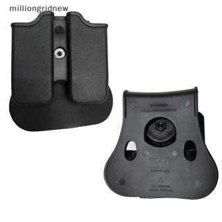 [milliongridnew] กระเป๋านิตยสารคู่ 9 มม. สําหรับ Glock 17 Beretta M9 M92 Colt 1911 Hung 9 มม. .40 Mag Holster WQL