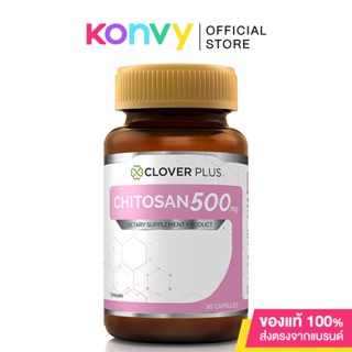 Clover Plus Chitosan 30 Capsules.