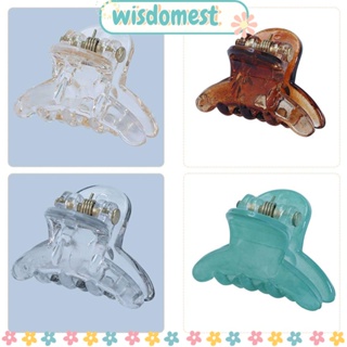 WISDOMEST กิ๊บติดผม ขนาดเล็ก แบบพกพา สีแคนดี้ สําหรับผู้หญิง