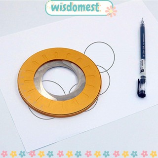 Wisdomest ไม้บรรทัดวงแหวนวัด แบบสเตนเลส ทรงกลม ปรับได้ สําหรับงานไม้