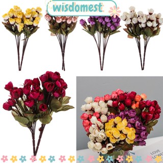 Wisdomest ดอกกุหลาบประดิษฐ์ สําหรับตกแต่งบ้าน งานแต่งงาน วันหยุด