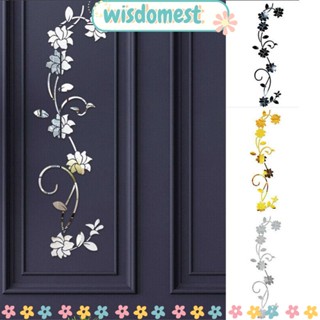 Wisdomest สติกเกอร์กระจกติดผนัง ลอกออกได้ DIY