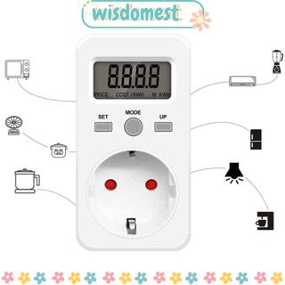 Wisdomest เครื่องวิเคราะห์ค่าไฟฟ้า โวลต์มิเตอร์ ปลั๊ก วัตต์