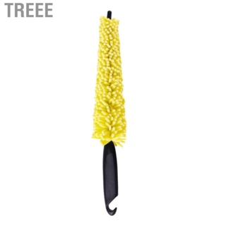 Treee Rim Brush  Comfortable Ergonomic Sturdy Tire for Cleaning Car Wheels