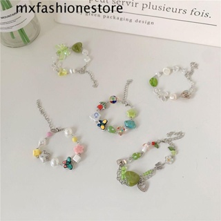 Mxfashione สร้อยข้อมือ กําไลข้อมือโซ่ จี้การ์ตูนน่ารัก เครื่องประดับ สําหรับผู้หญิง