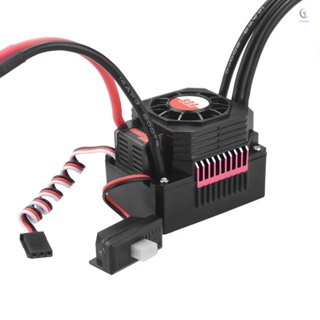 Surpass HOBBY 80A Brushless ESC ตัวควบคุมความเร็วไฟฟ้า กันน้ํา สําหรับรถบรรทุกบังคับ 1/10 Off-road Car