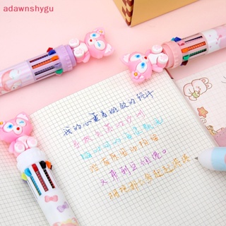 Adagu Kawaii ปากกาลูกลื่นเจล ลายการ์ตูนสัตว์น่ารัก 10 สี สําหรับนักเรียน สํานักงาน โรงเรียน ของขวัญ เครื่องเขียน TH