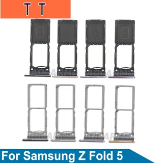  ถาดซิมการ์ดเดี่ยว และซิมคู่ แบบเปลี่ยน สําหรับ Samsung Galaxy Z Fold5 SM- F946