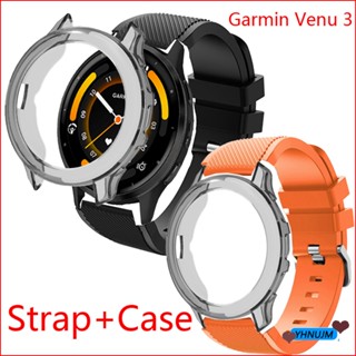 เคสซิลิโคน พร้อมสายคล้อง สําหรับ Garmin Venu 3 Garmin Venu3