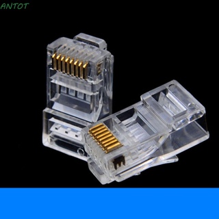 Antot CAT6 RJ45 สายเคเบิลเชื่อมต่ออีเธอร์เน็ต PC 8Pin คุณภาพสูง ทนทาน