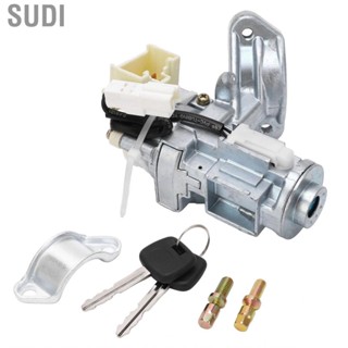 Sudi Ignition Lock Cylinder Key Set Long Durability Compact Structure Switch with 2 Keys for Vehicle