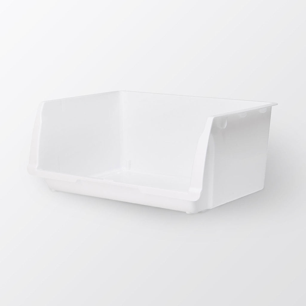 NITORI กล่องเก็บของ W/O แบบฝาหน้า N-FLATTE REG สีขาว