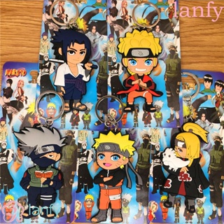 Lanfy พวงกุญแจแฟชั่น รูปการ์ตูนนารูโตะ Uchiha Sasuke สไตล์ญี่ปุ่น