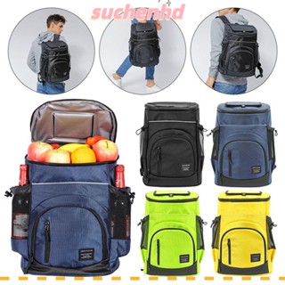 Suchenhd 33L ถุงอาหารความร้อน ปิกนิก กล่องตู้เย็น จัดส่ง กระเป๋าสะพาย รักษาความสด