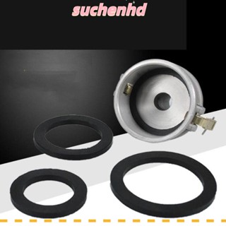 Suchenhd ปะเก็นยางซีลแหวนรอง สีดํา ทนทาน แบบเปลี่ยน 3 นิ้ว 10 แพ็ก