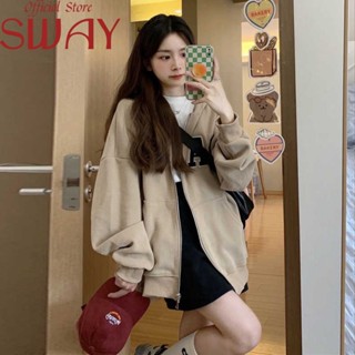 SWAY  เสื้อกันหนาว เสื้อแขนยาว เสื้อฮู้ด High-quality มีชีวิตชีวา comfortable fashion Beautiful Stylish คุณภาพสูง A98J2IX 36Z230909