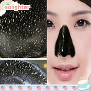 Solighter สติกเกอร์ติดจมูก กําจัดสิวเสี้ยน สิวหัวดํา 10 แถบ