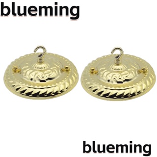 Blueming2 ตะขอแขวนโคมไฟระย้า แบบเหล็กคริสตัล สีทอง สําหรับติดเพดาน 2 ชิ้น