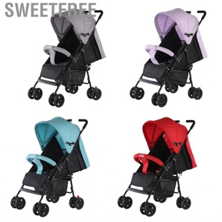 Sweetfree Folding Lightweight Comfortable Can Sit Lie Safety Toddler Pushchair for Outdoor