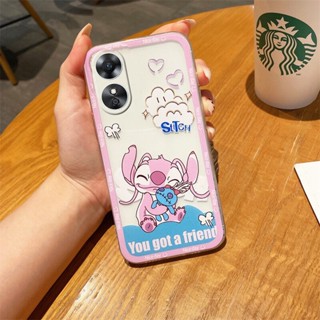 พร้อมส่ง ใหม่ เคสโทรศัพท์มือถือ ซิลิคอน TPU นิ่ม ใส บางมาก กันกระแทก ลายการ์ตูนน่ารัก สร้างสรรค์ สําหรับ OPPO A38 4G 2023 A38